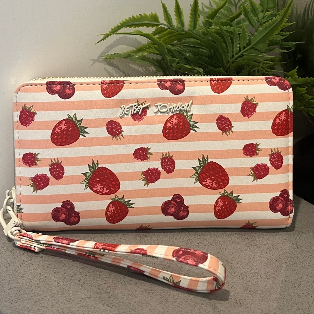 Betsey Johnson Strawberry Wallet